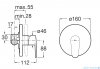 Roca Victoria Plus bateria wannowo-prysznicowa podtynkowa Chrom A5A224FC00
